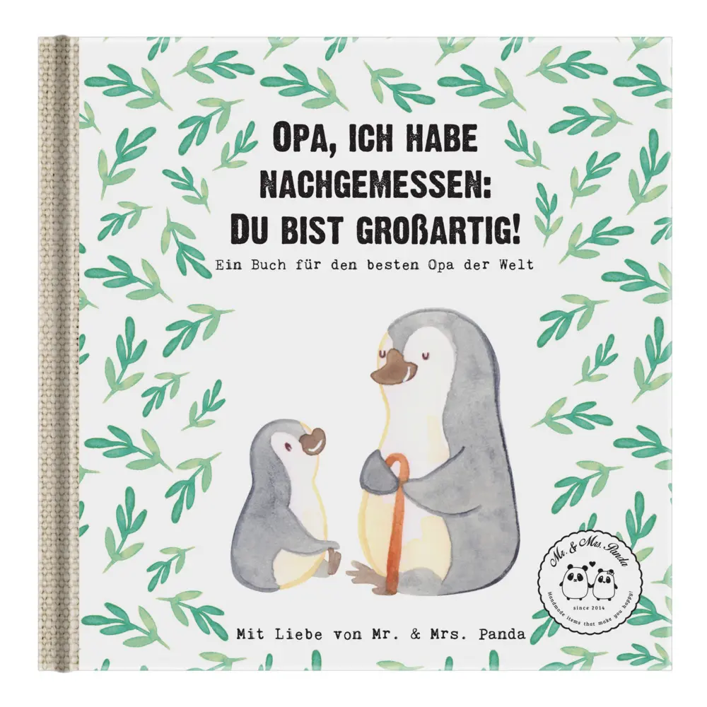 Cover: 9783947391097 | Opa, ich habe nachgemessen: Du bist großartig! | Panda (u. a.) | Buch