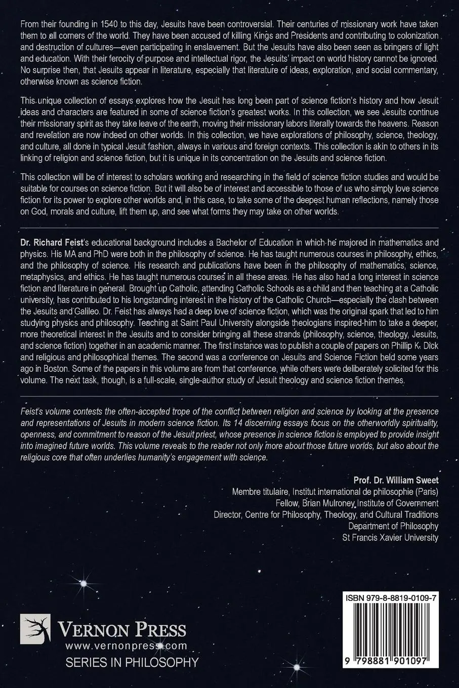 Rückseite: 9798881901097 | Jesuits in Science Fiction | Reason and Revelation on Other Worlds