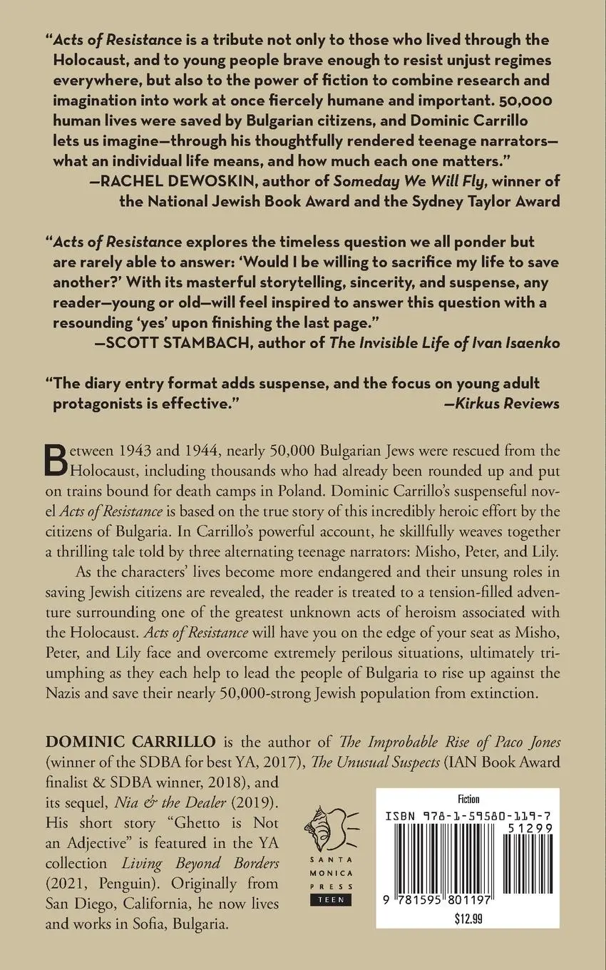Rückseite: 9781595801197 | Acts of Resistance: A Novel | Dominic Carrillo | Taschenbuch | 2023