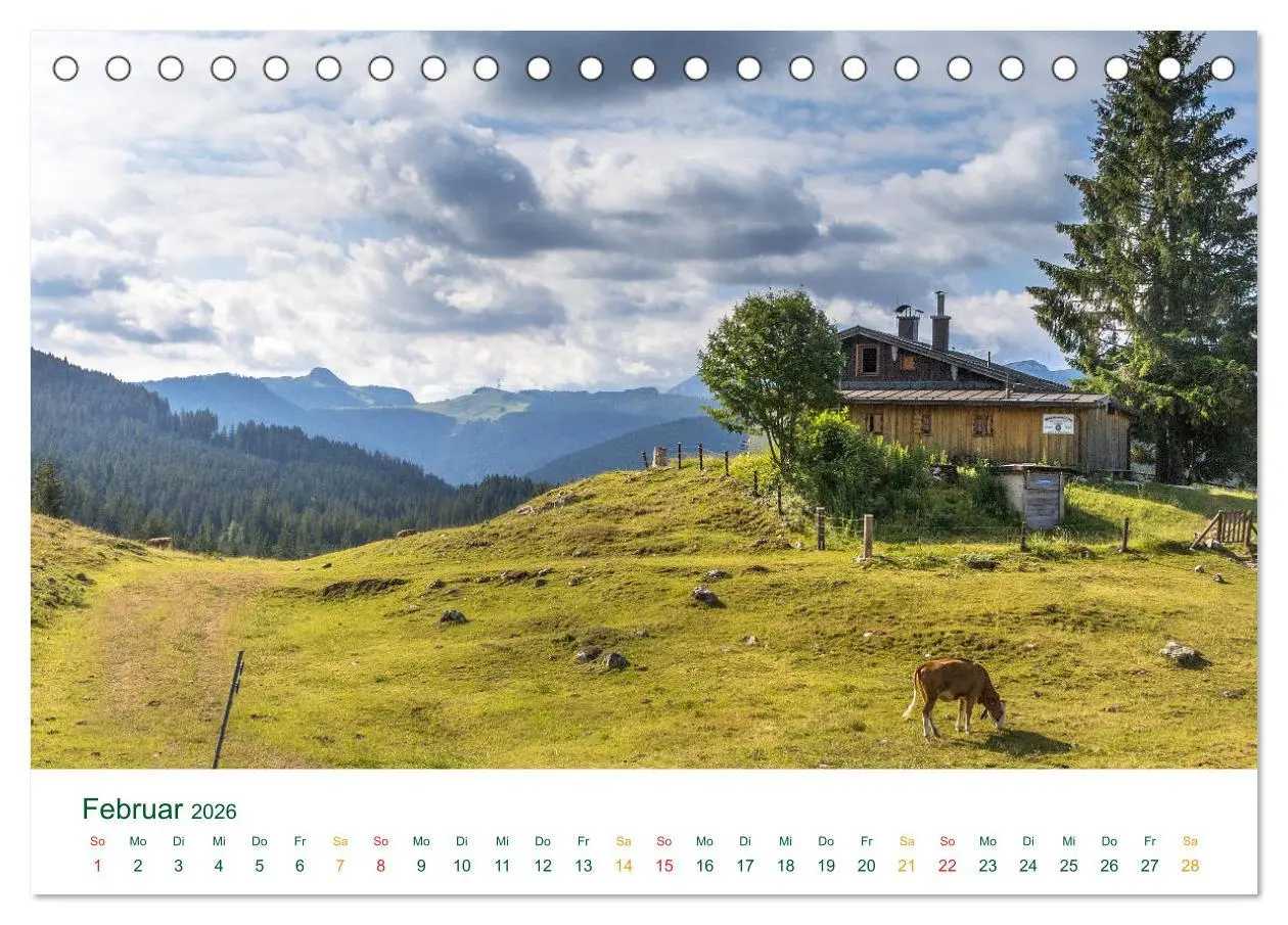 Bild: 9783457781197 | Auf der Winklmoosalm (Tischkalender 2026 DIN A5 quer), CALVENDO...