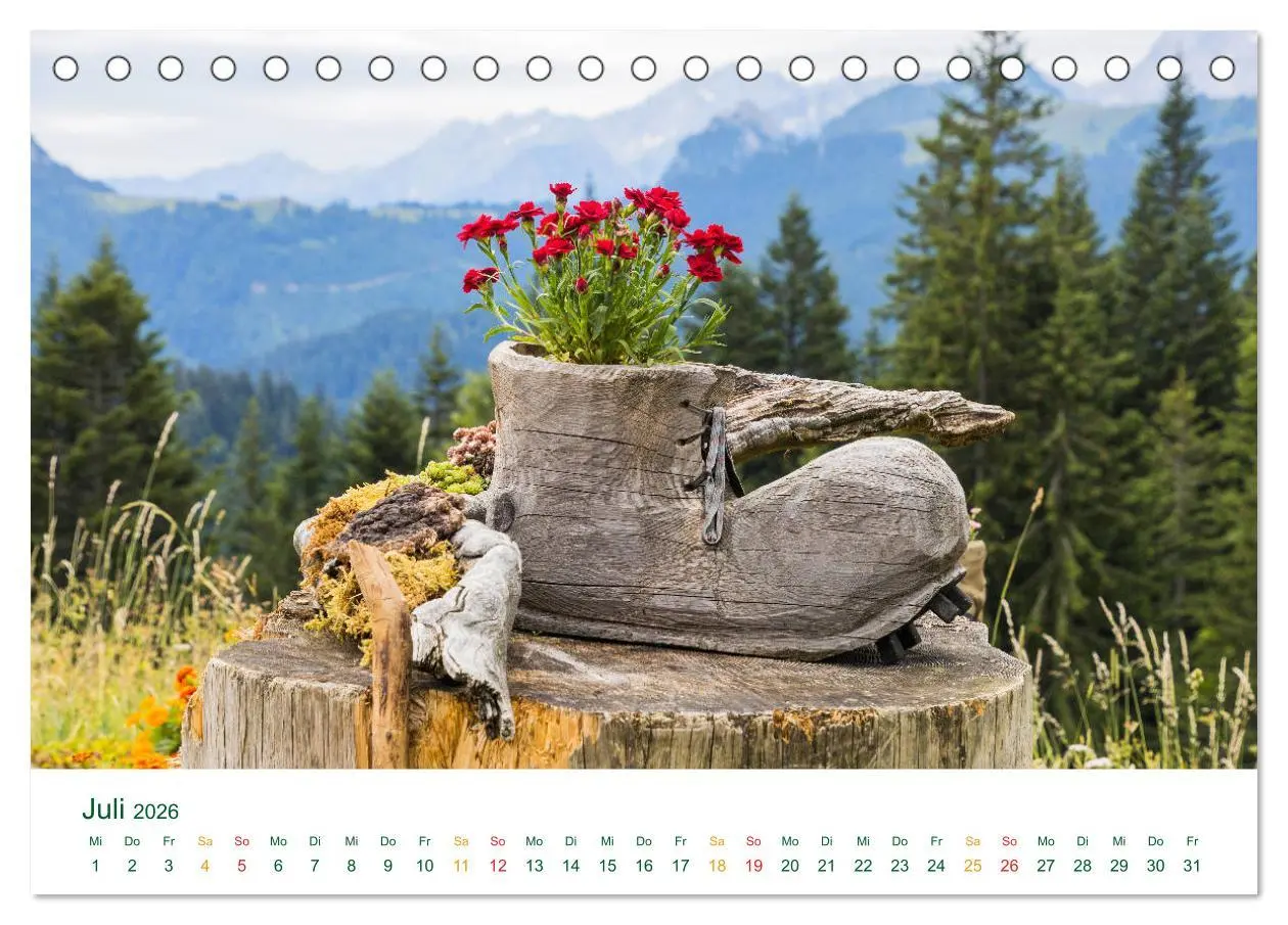 Bild: 9783457781197 | Auf der Winklmoosalm (Tischkalender 2026 DIN A5 quer), CALVENDO...