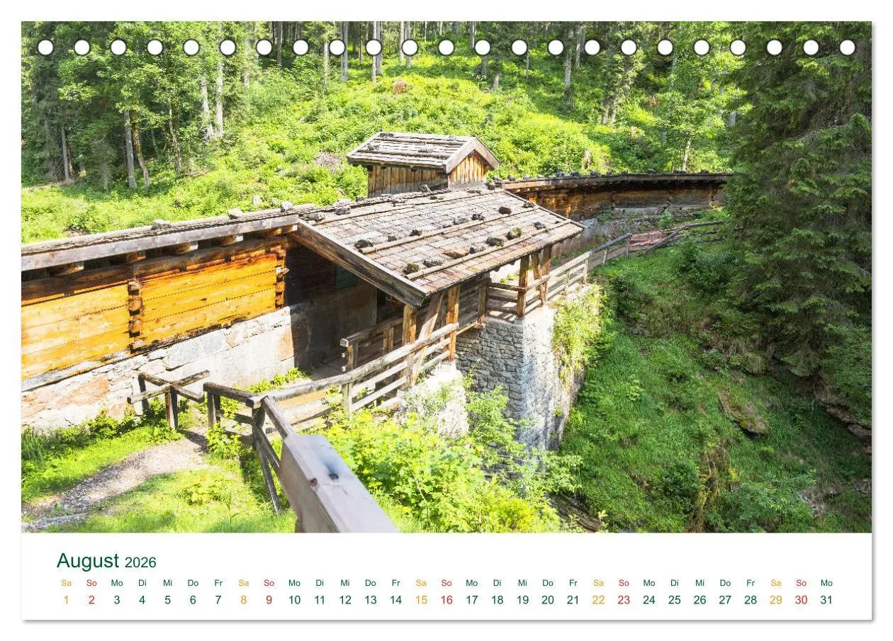 Bild: 9783457781197 | Auf der Winklmoosalm (Tischkalender 2026 DIN A5 quer), CALVENDO...