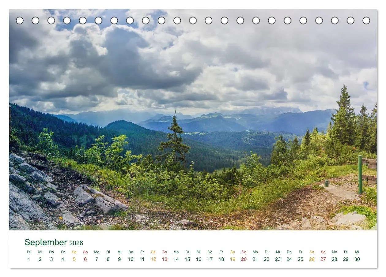 Bild: 9783457781197 | Auf der Winklmoosalm (Tischkalender 2026 DIN A5 quer), CALVENDO...