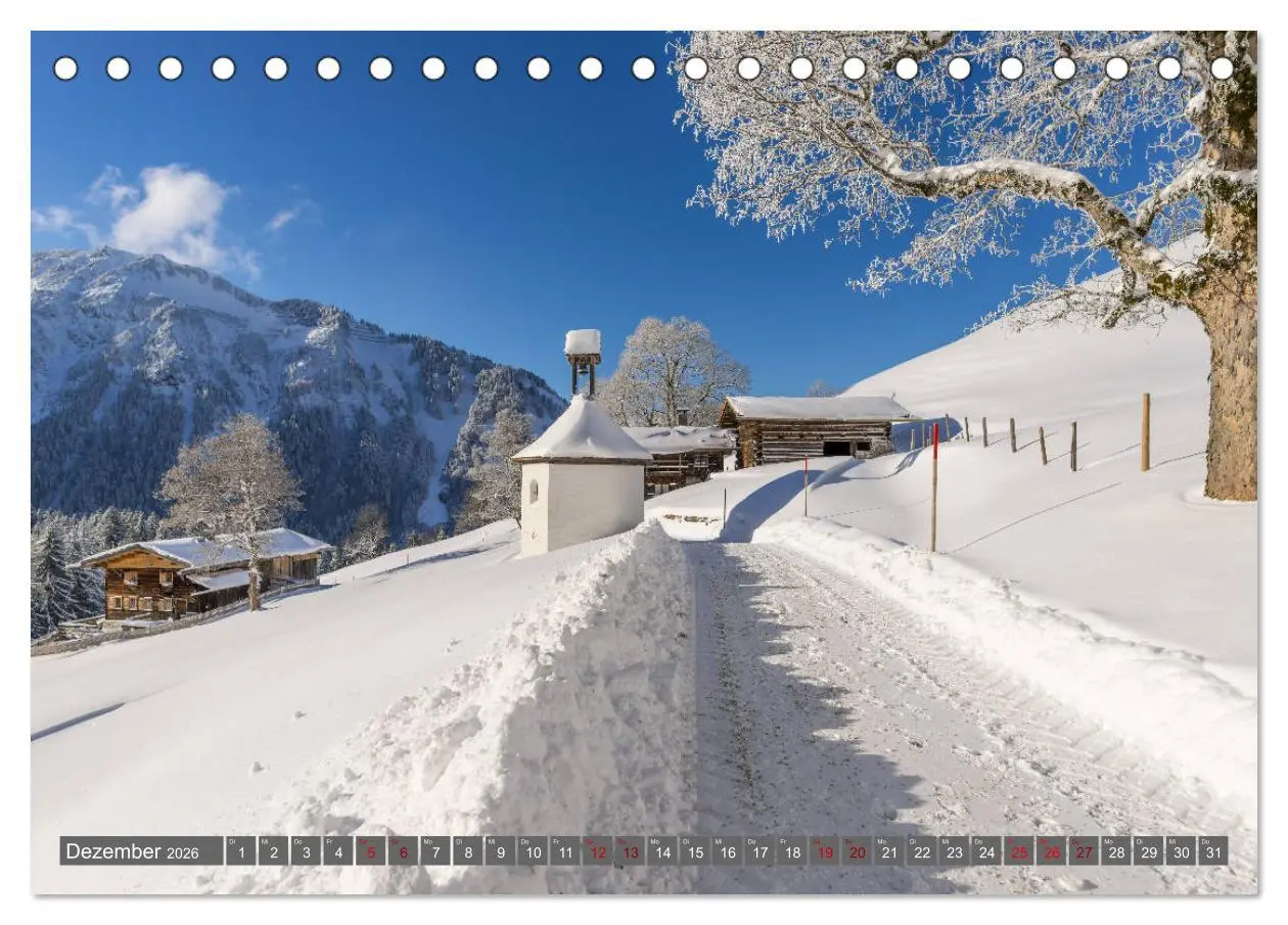 Bild: 9783457851197 | Schöne Wanderungen um Oberstdorf (Tischkalender 2026 DIN A5 quer),...