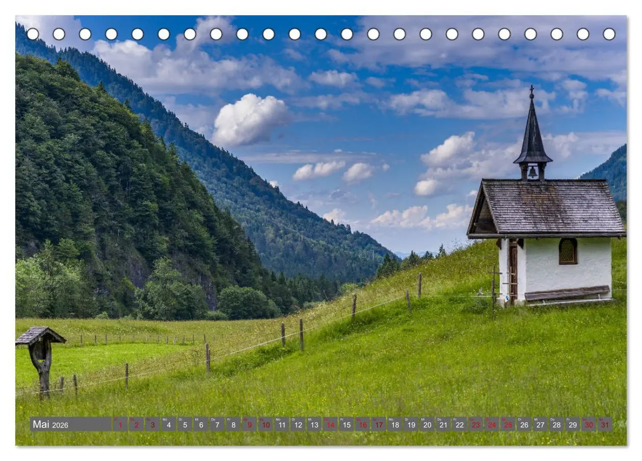 Bild: 9783457851197 | Schöne Wanderungen um Oberstdorf (Tischkalender 2026 DIN A5 quer),...
