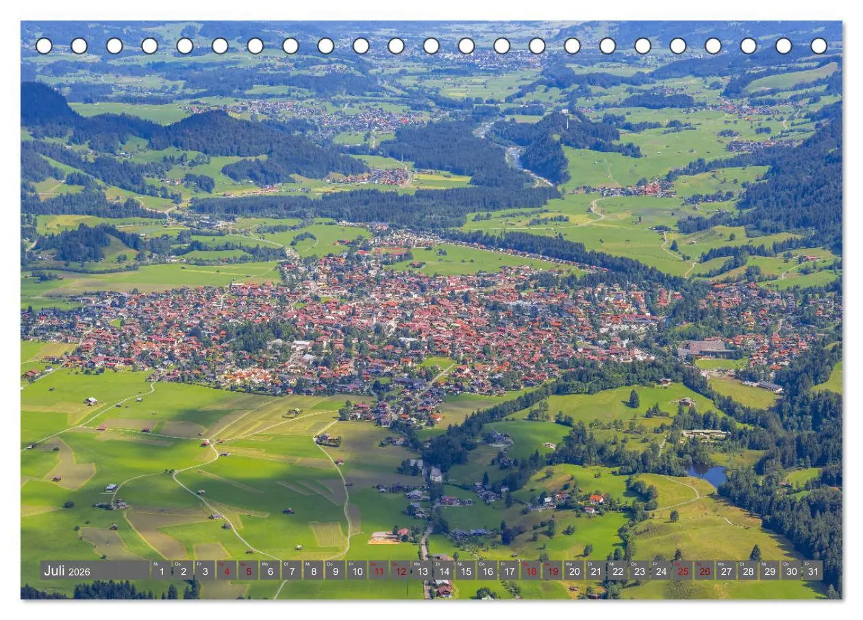 Bild: 9783457851197 | Schöne Wanderungen um Oberstdorf (Tischkalender 2026 DIN A5 quer),...