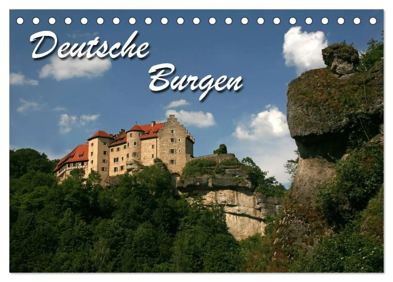 Cover: 9783516181197 | Deutsche Burgen (Tischkalender 2026 DIN A5 quer), CALVENDO...
