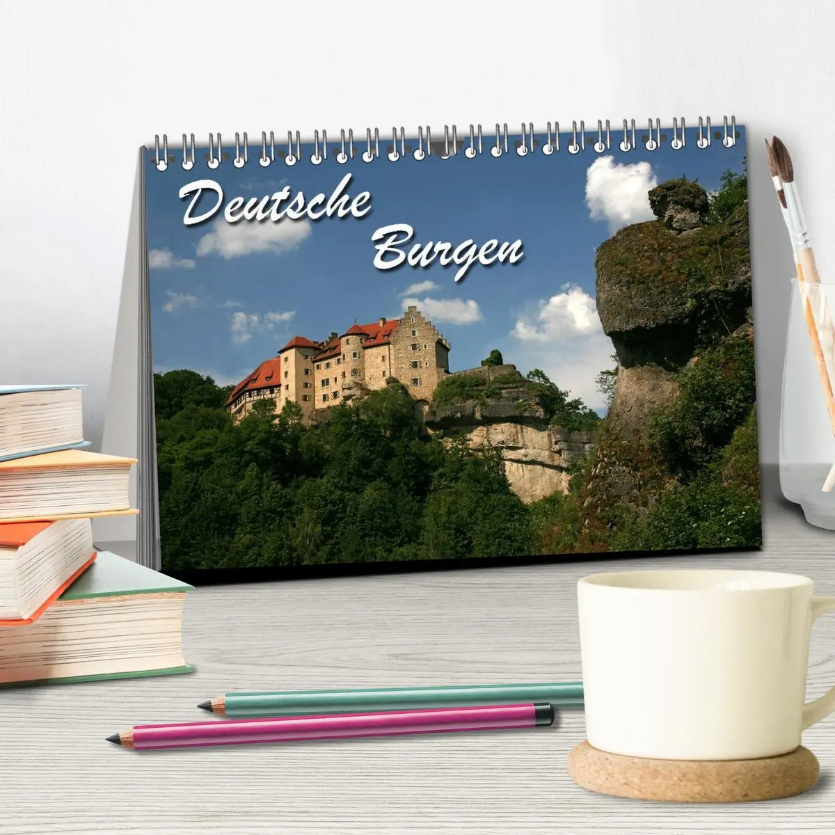 Bild: 9783516181197 | Deutsche Burgen (Tischkalender 2026 DIN A5 quer), CALVENDO...