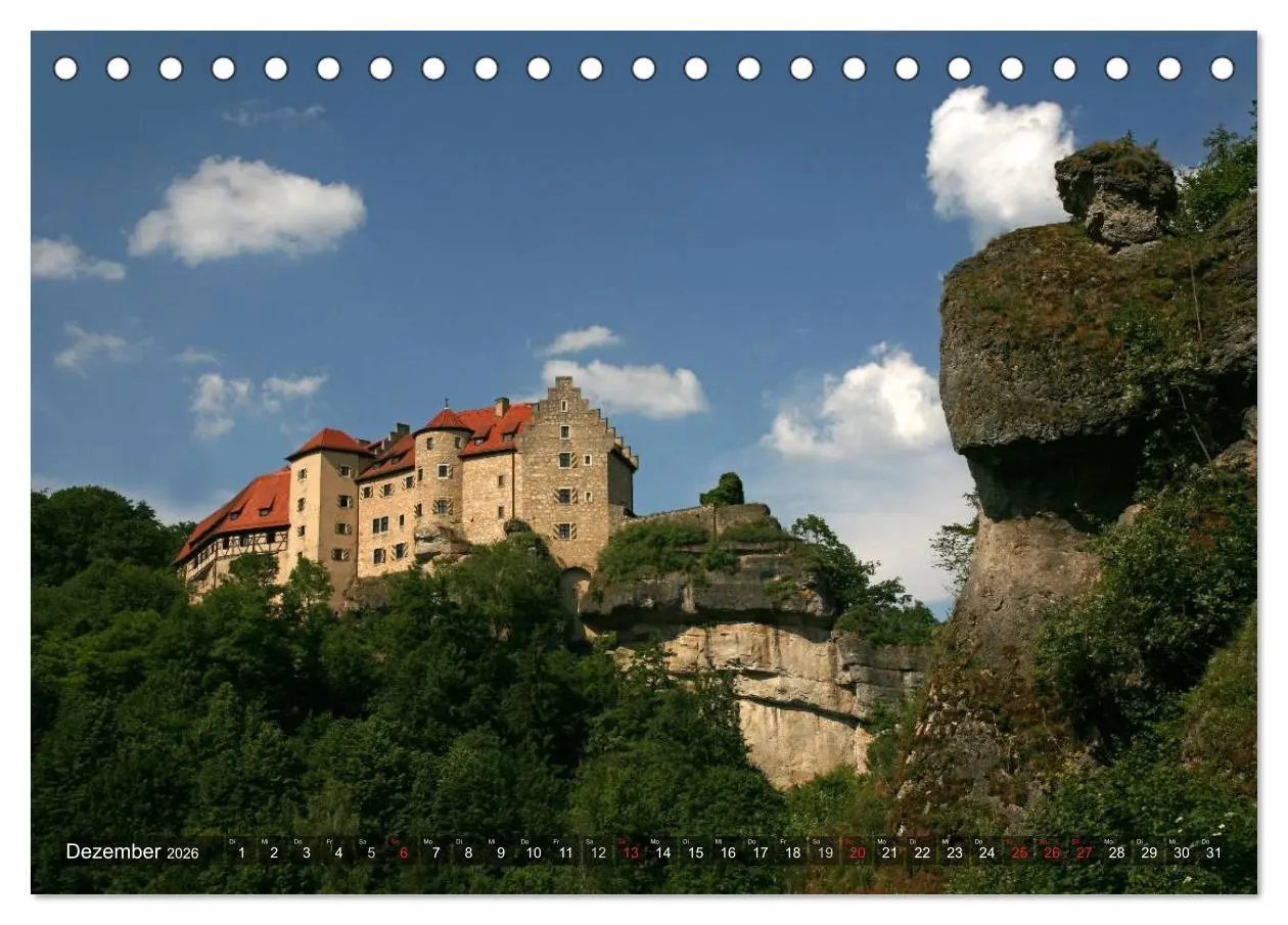 Bild: 9783516181197 | Deutsche Burgen (Tischkalender 2026 DIN A5 quer), CALVENDO...