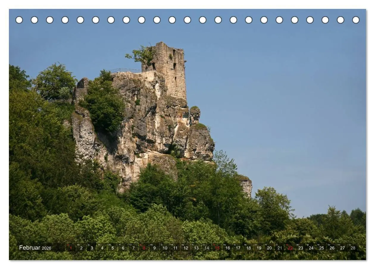 Bild: 9783516181197 | Deutsche Burgen (Tischkalender 2026 DIN A5 quer), CALVENDO...
