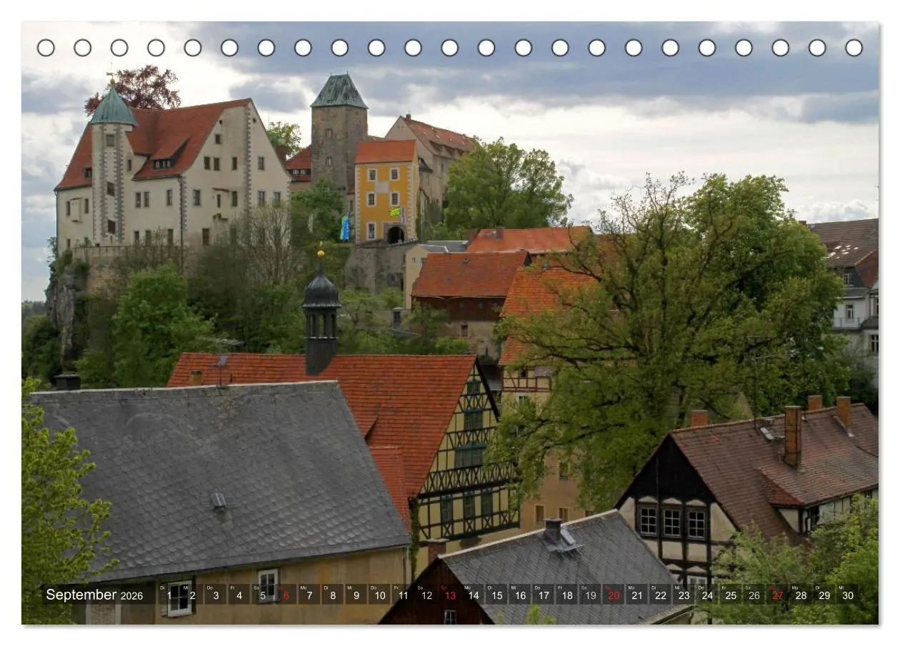 Bild: 9783516181197 | Deutsche Burgen (Tischkalender 2026 DIN A5 quer), CALVENDO...