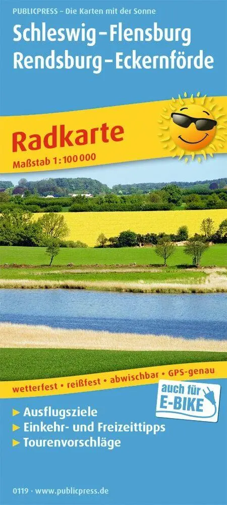 Cover: 9783747301197 | Schleswig - Flensburg - Rendsburg - Eckernförde 1:100 000 | Radkarte