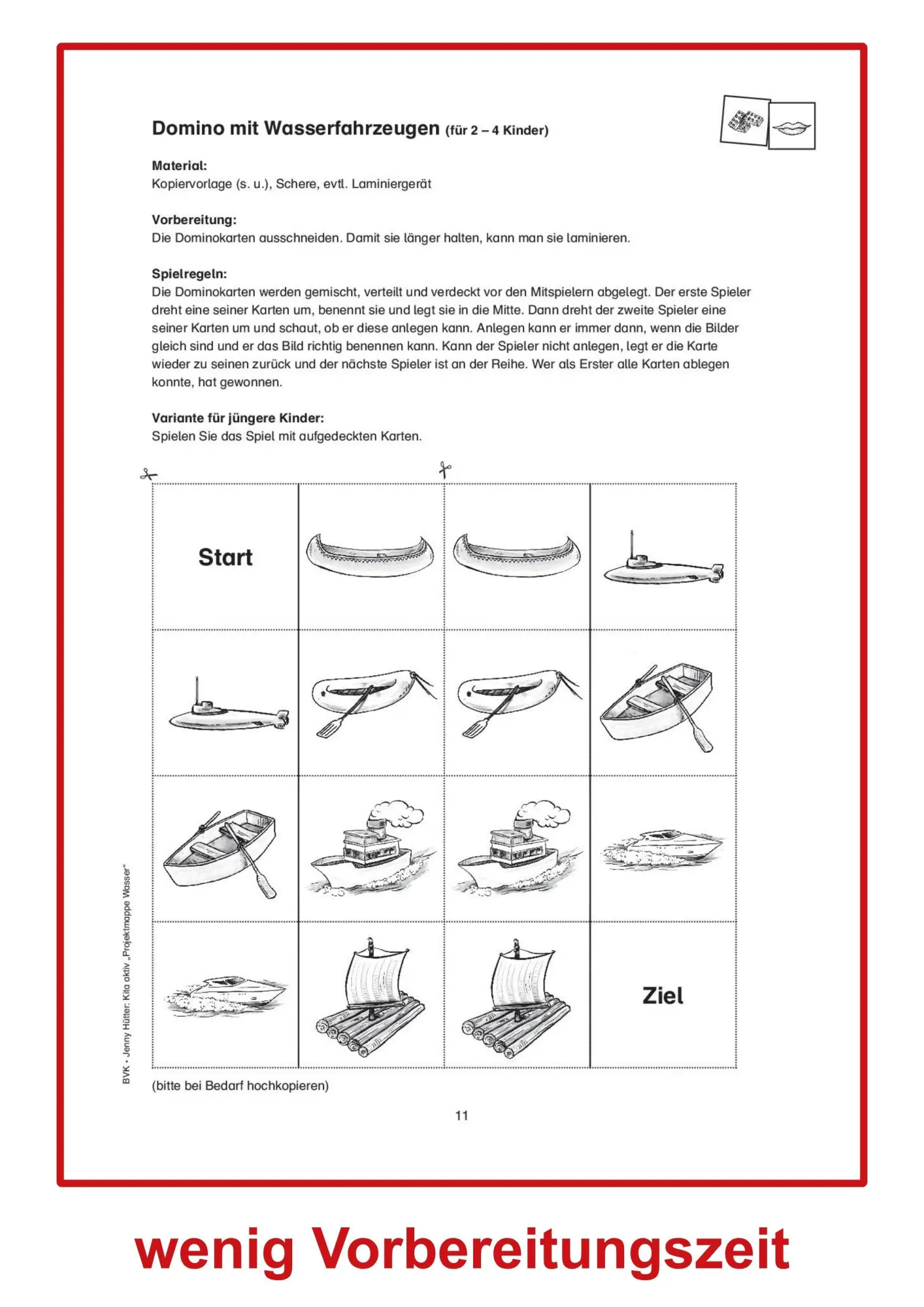 Bild: 9783867401197 | Kita Aktiv "Projektmappe Wasser" | Jenny Hütter | Broschüre | 60 S.