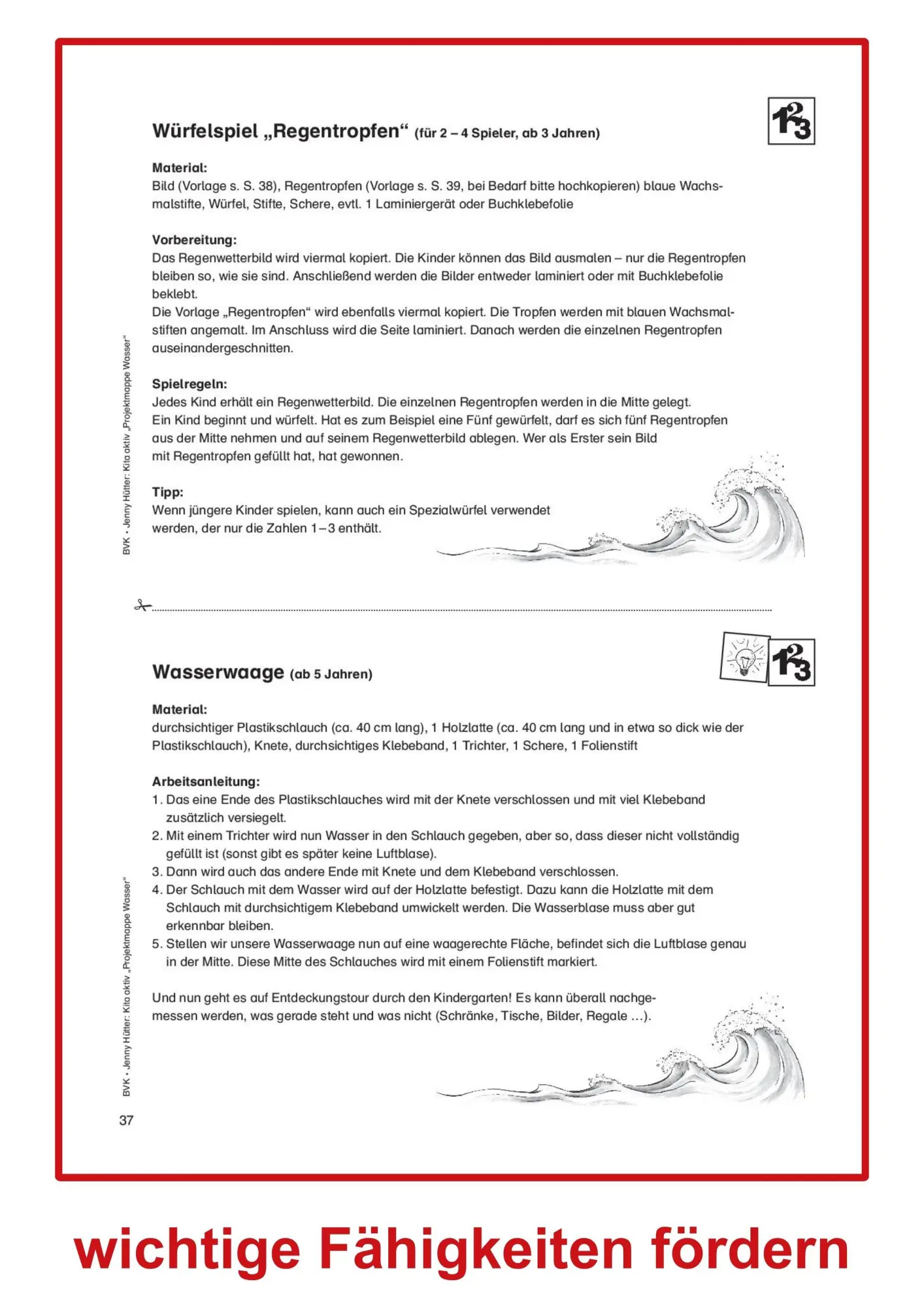 Bild: 9783867401197 | Kita Aktiv "Projektmappe Wasser" | Jenny Hütter | Broschüre | 60 S.