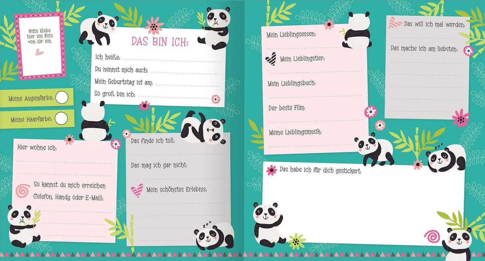 Bild: 4014489141297 | Alle meine Freunde - Panda Mit über 300 Stickern | Buch | 64 S. | 2026