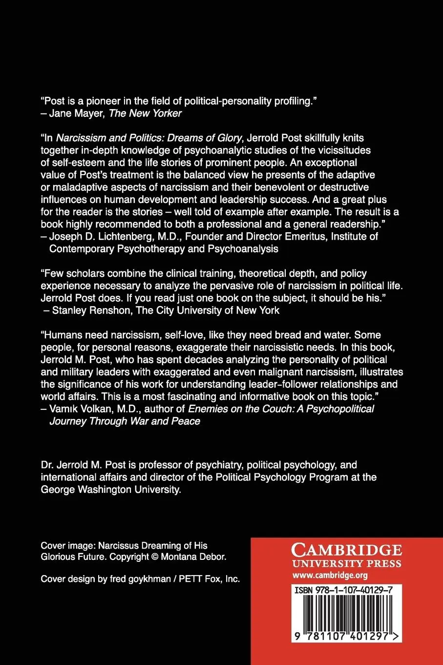 Rückseite: 9781107401297 | Narcissism and Politics | Jerrold M. Post | Taschenbuch | Paperback