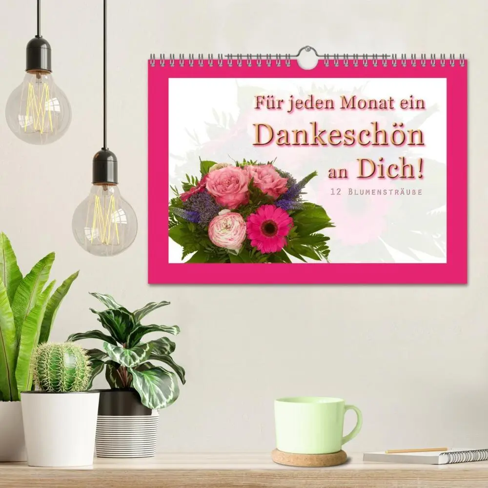 Bild: 9783435751297 | Für jeden Monat ein Dankeschön an Dich! - 12 Blumensträuße...