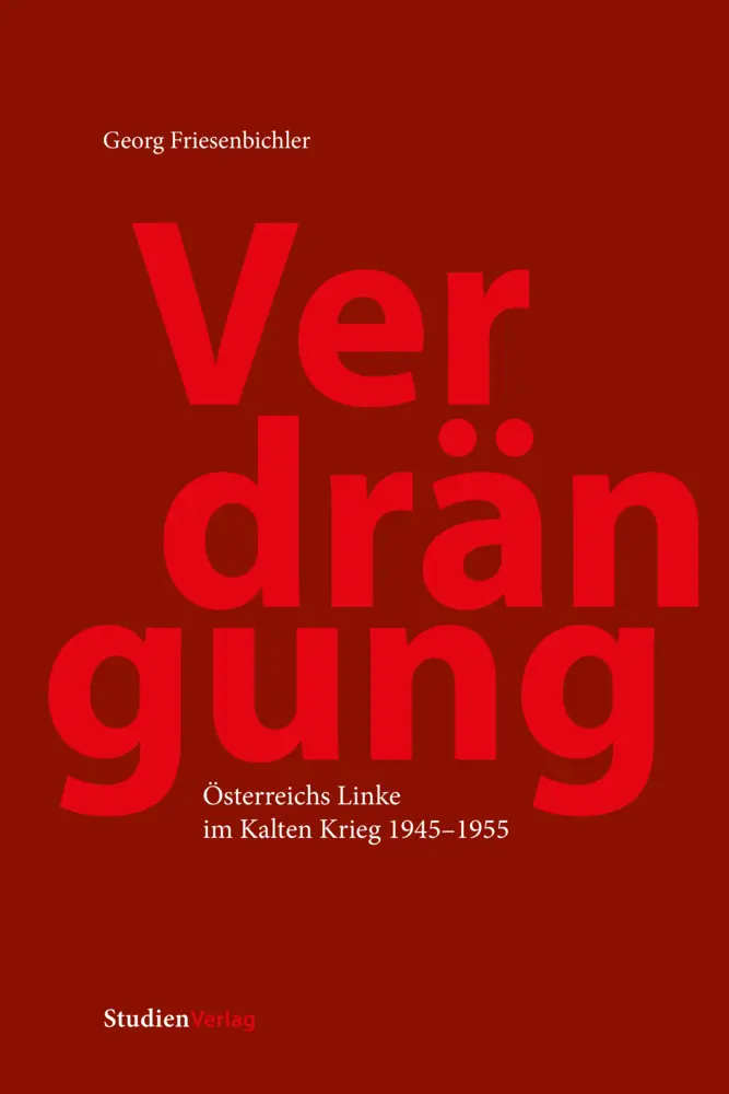 Cover: 9783706561297 | Verdrängung | Österreichs Linke im Kalten Krieg 1945-1955 | Buch