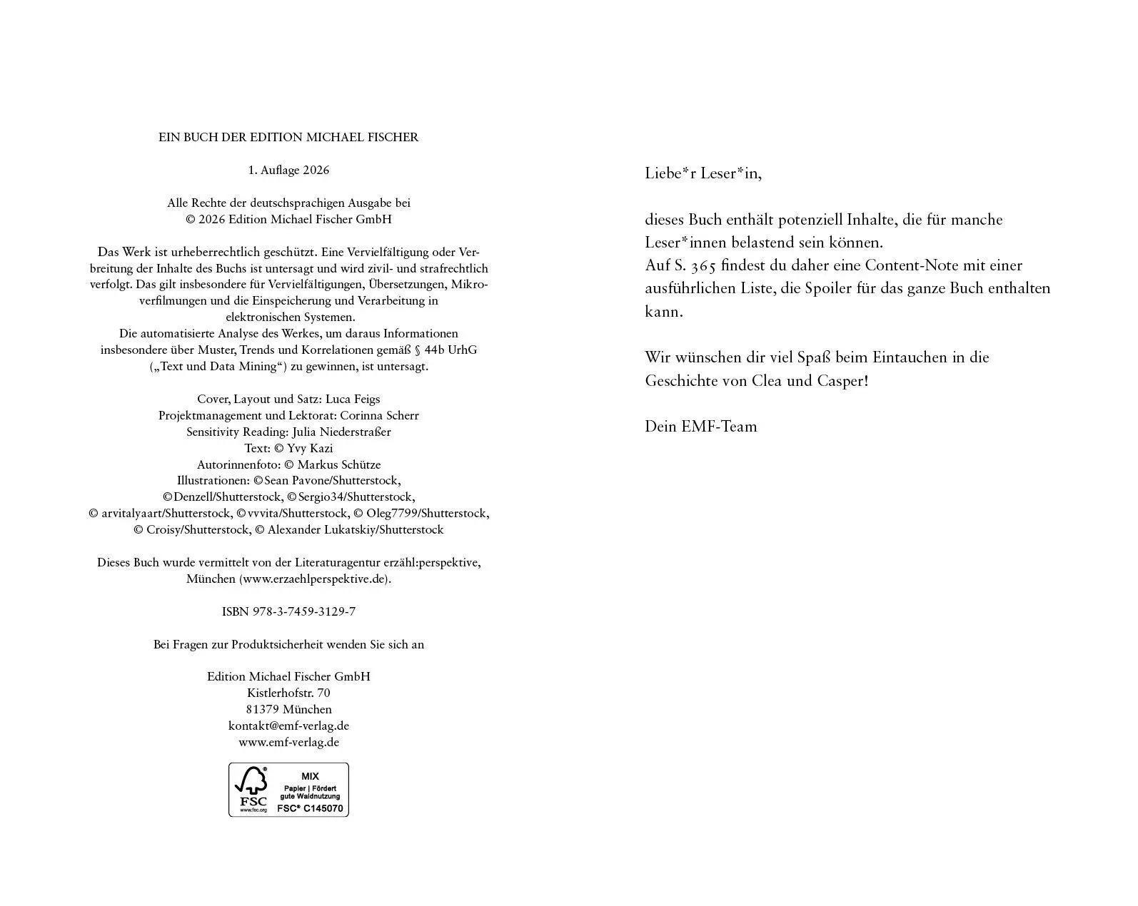 Bild: 9783745931297 | The Road Between Us | Yvy Kazi | Taschenbuch | 368 S. | Deutsch | 2026