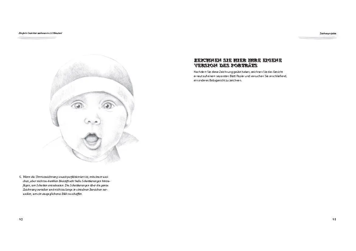 Bild: 9783809451297 | Einfach Gesichter zeichnen in 15 Minuten! Step-by-step-Anleitungen...