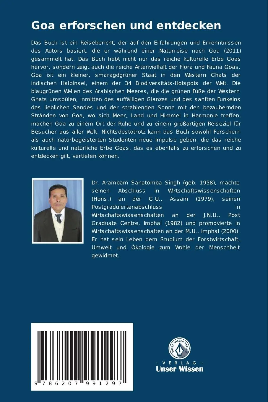 Rückseite: 9786207991297 | Goa erforschen und entdecken | Kultur- und Naturerbe | Singh | Buch