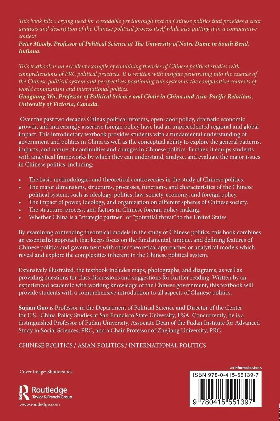 Rückseite: 9780415551397 | Chinese Politics and Government | Power, Ideology and Organization