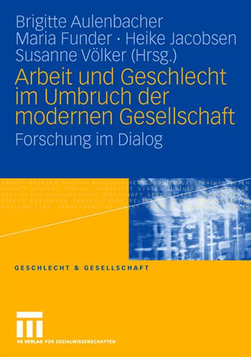 Cover: 9783531151397 | Arbeit und Geschlecht im Umbruch der modernen Gesellschaft | Buch