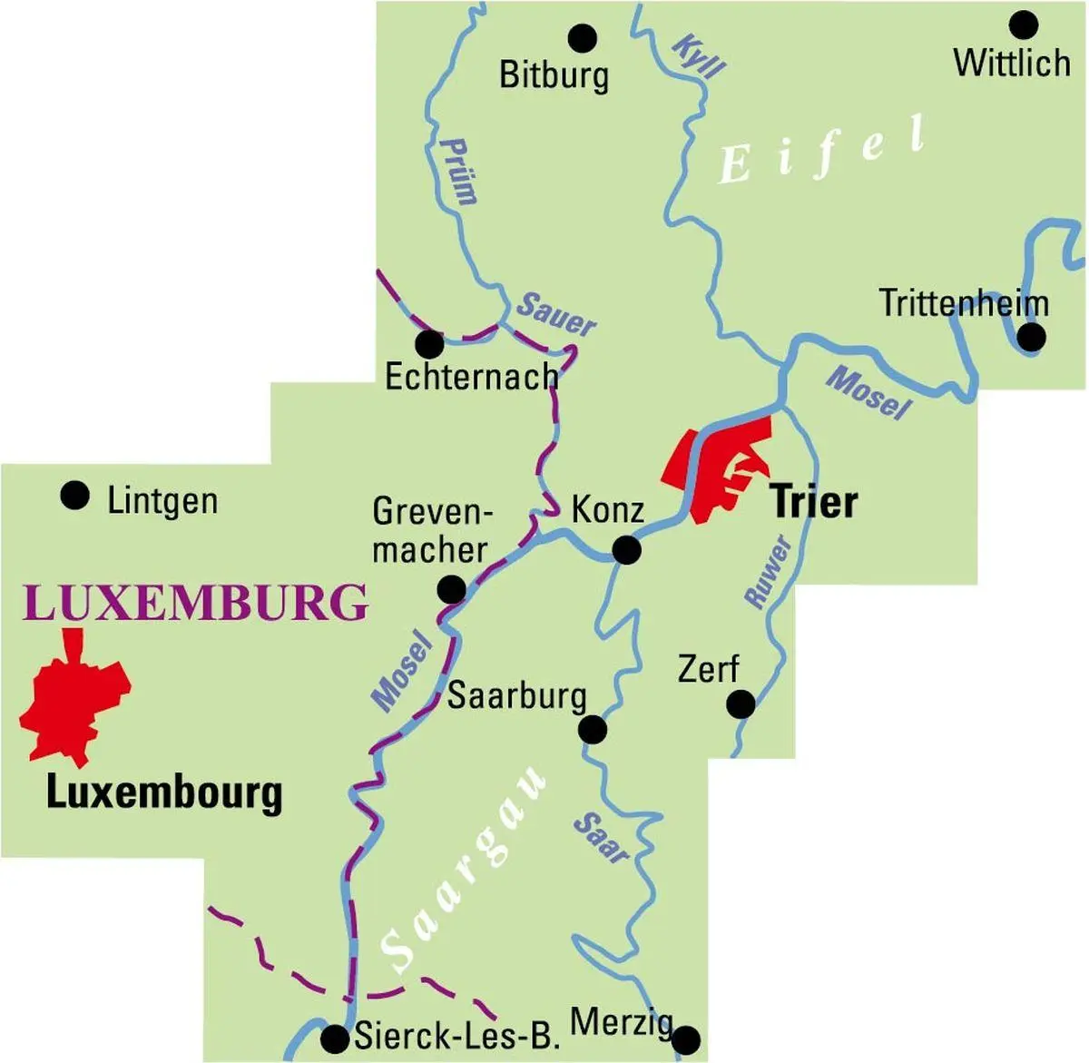Rückseite: 9783969901397 | ADFC-Regionalkarte Trier und Umgebung, 1:50.000, mit...