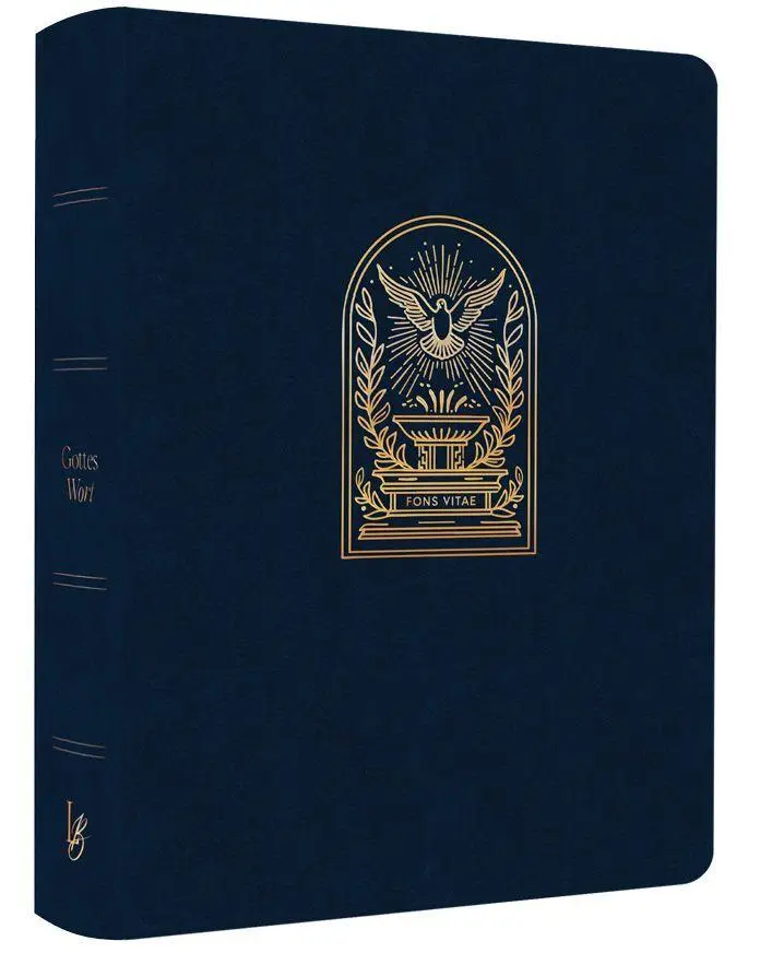 Cover: 9783989631397 | Schlachter LIEBEZURBIBEL Fons Vitae | Kunstleder Blau Prägung | Buch