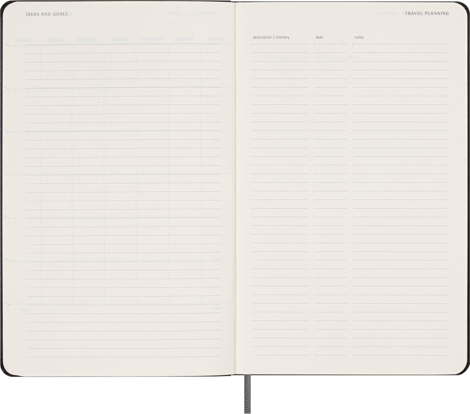 Bild: 8056999271497 | Moleskine undatierter Wochen Notizkalender, L/A5, 1 Wo = 1 Seite,...