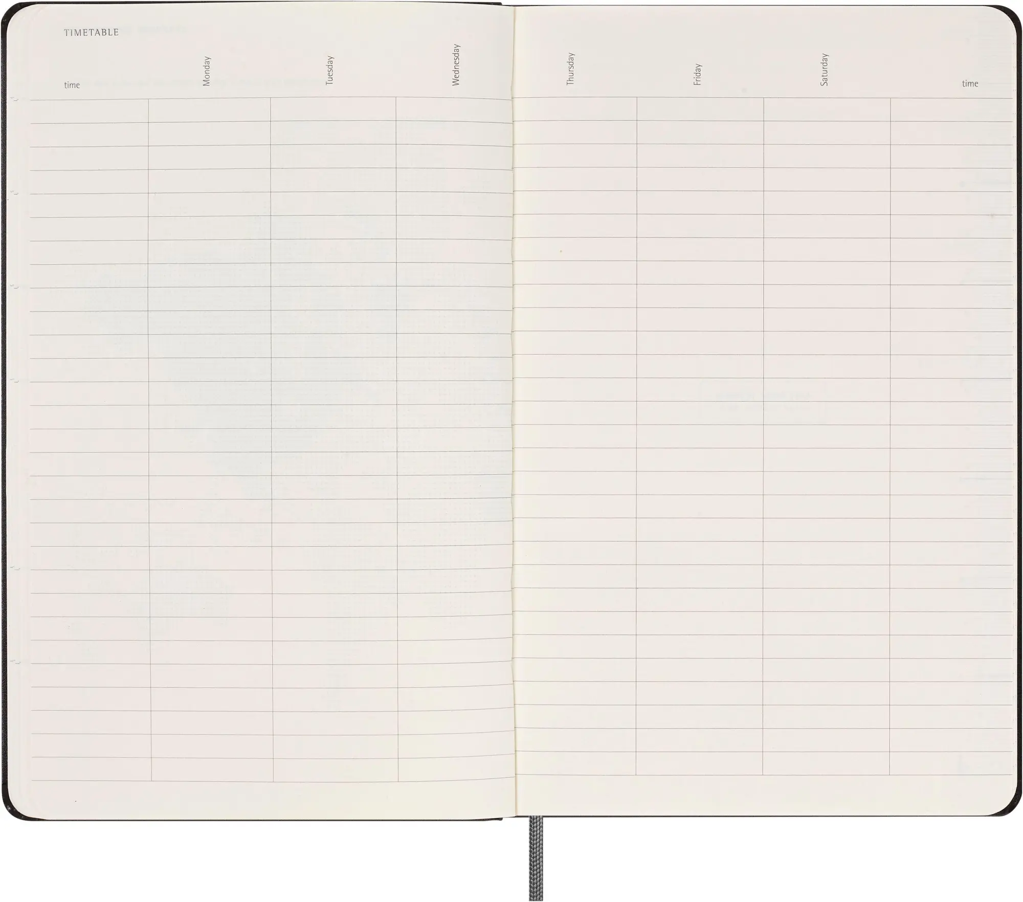 Bild: 8056999271497 | Moleskine undatierter Wochen Notizkalender, L/A5, 1 Wo = 1 Seite,...