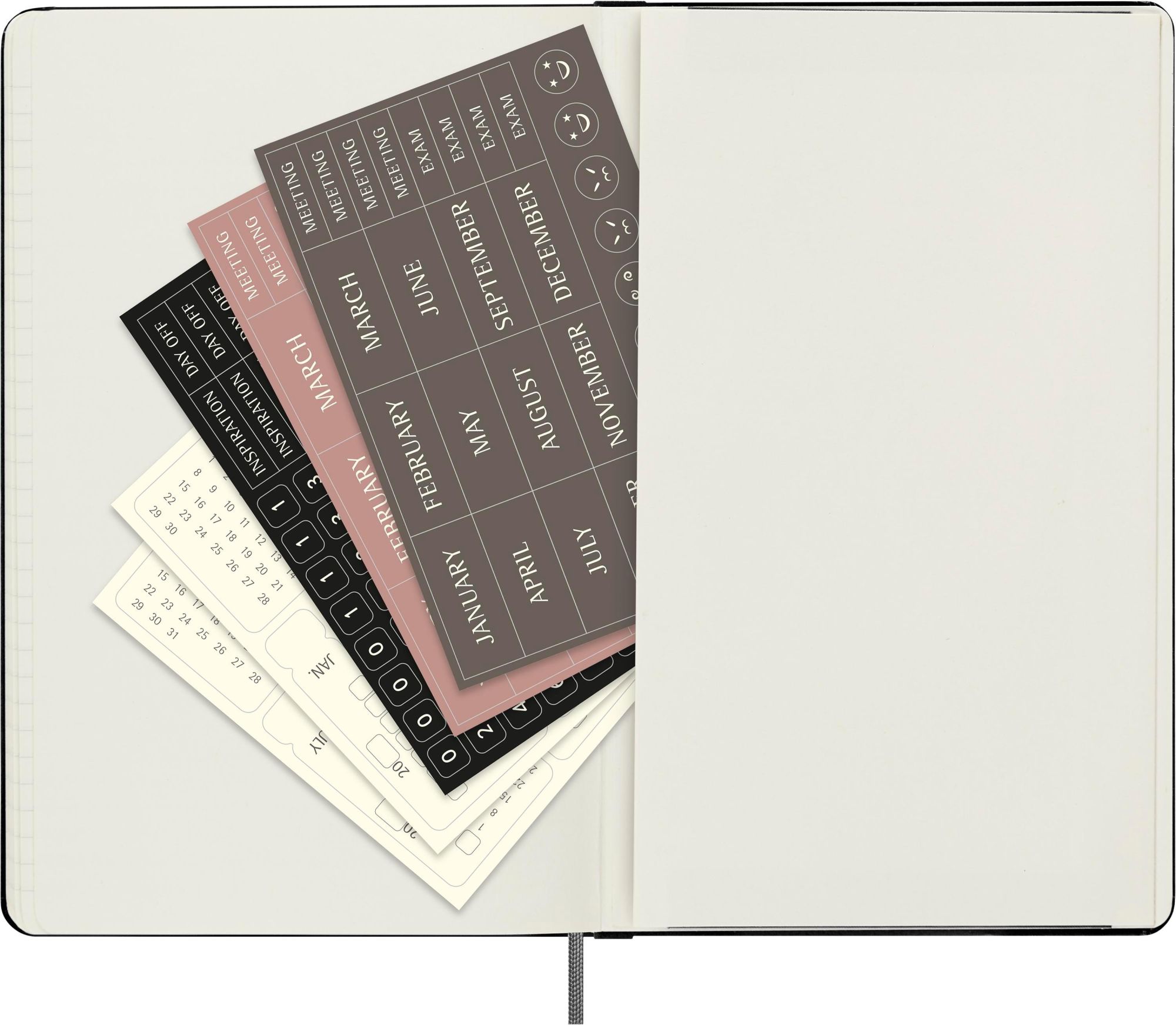 Bild: 8056999271497 | Moleskine undatierter Wochen Notizkalender, L/A5, 1 Wo = 1 Seite,...