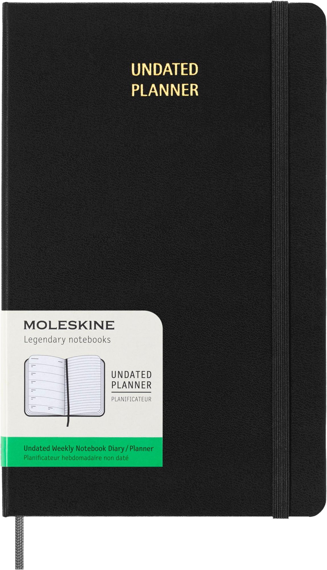Bild: 8056999271497 | Moleskine undatierter Wochen Notizkalender, L/A5, 1 Wo = 1 Seite,...