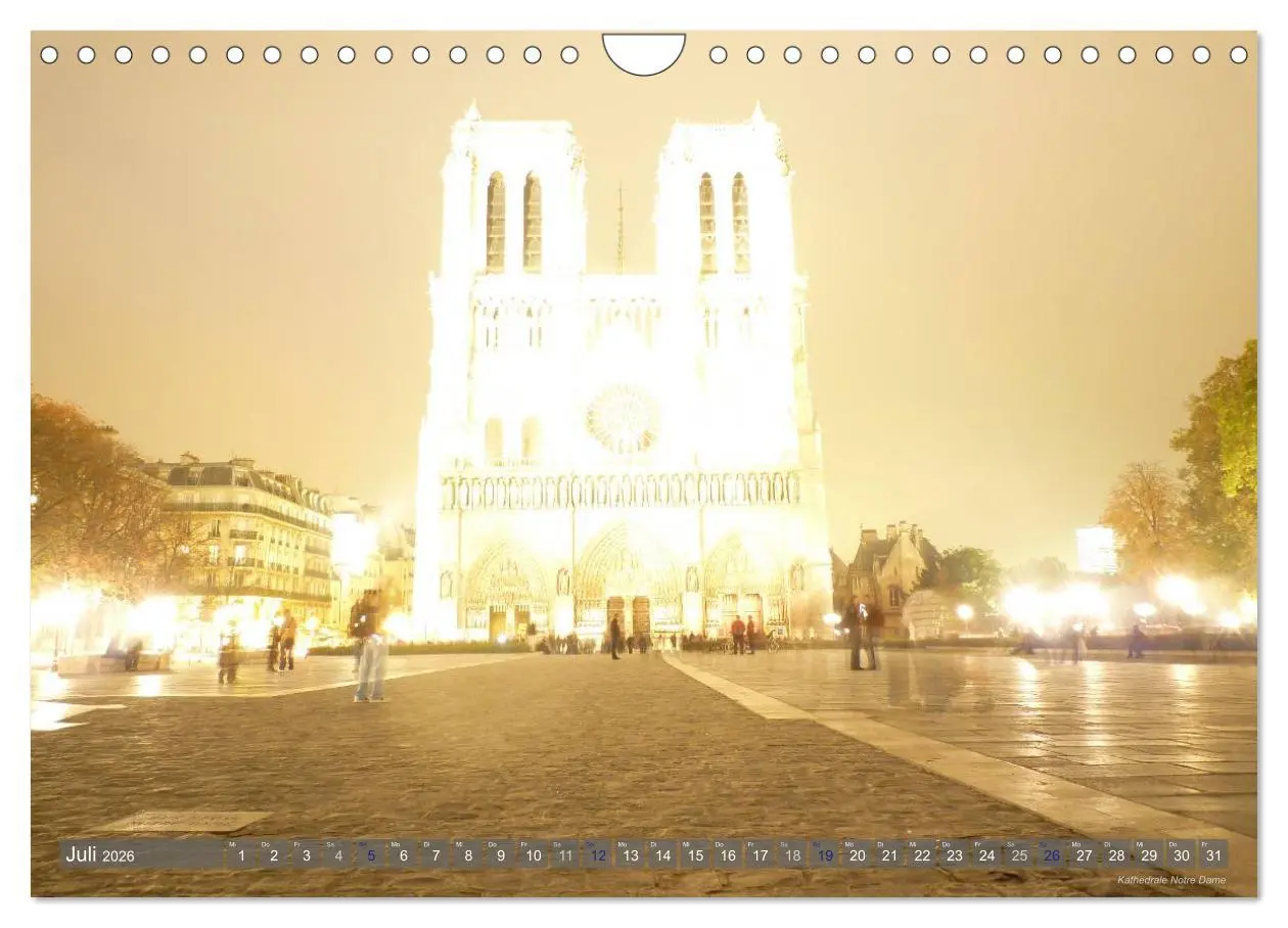 Bild: 9783516081497 | Paris Highlights Wandkalender 2026 DIN A3 quer (Wandkalender 2026...