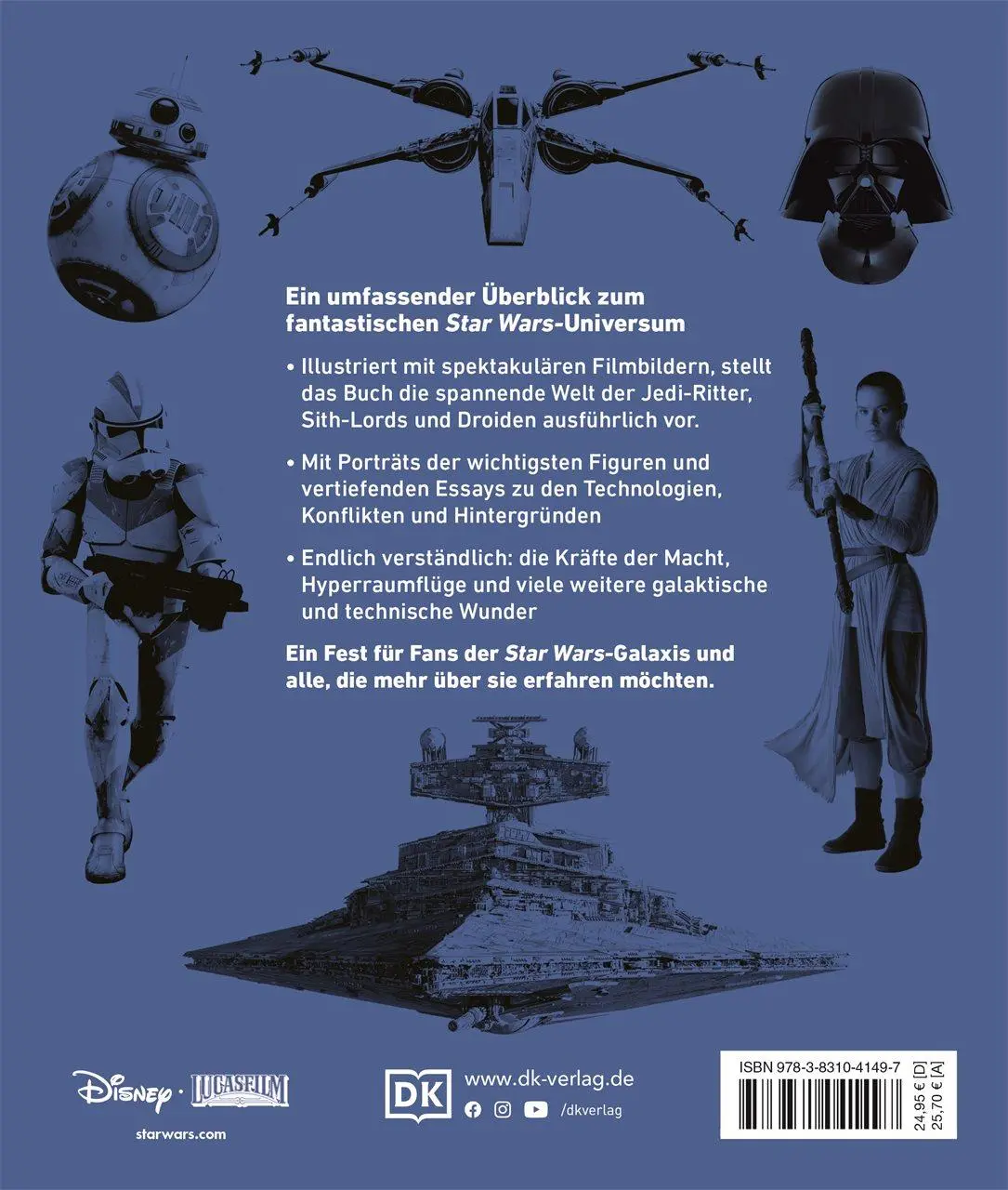 Rückseite: 9783831041497 | Das Star Wars(TM) Buch | Pablo Hidalgo (u. a.) | Buch | DK Big Ideas