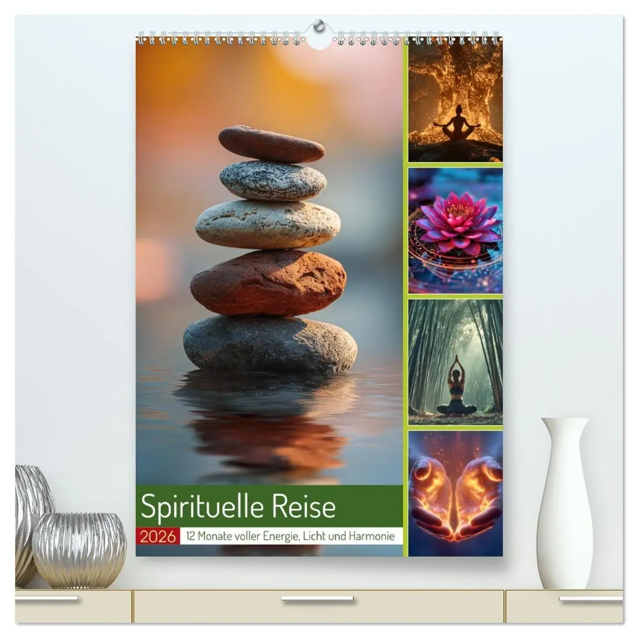 Cover: 9783516691597 | Spirituelle Reise (hochwertiger Premium Wandkalender 2026 DIN A2...