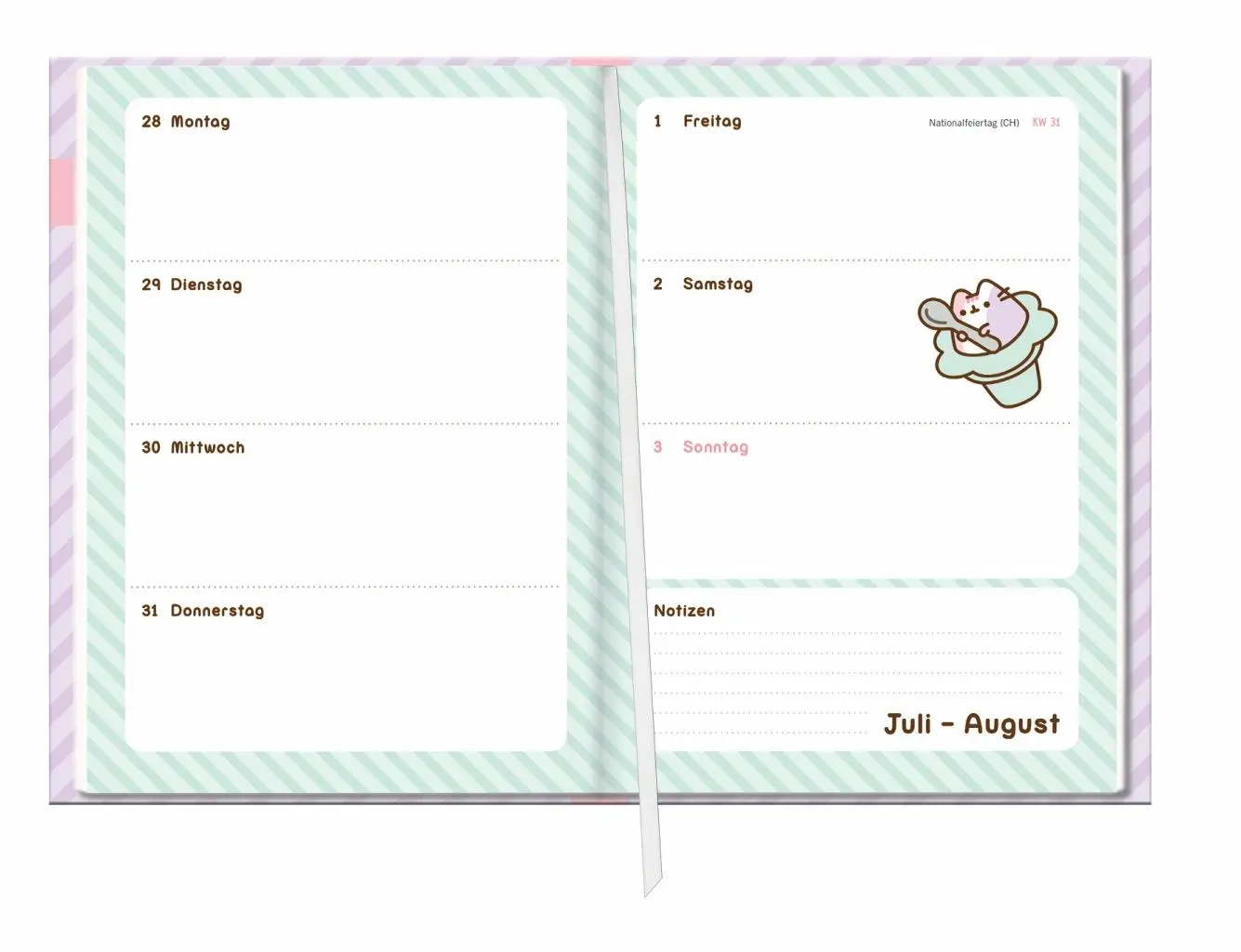 Bild: 9783756411597 | Pusheen 17-Monats-Kalenderbuch A5 2026 - 17 Monate. Von August 2025...