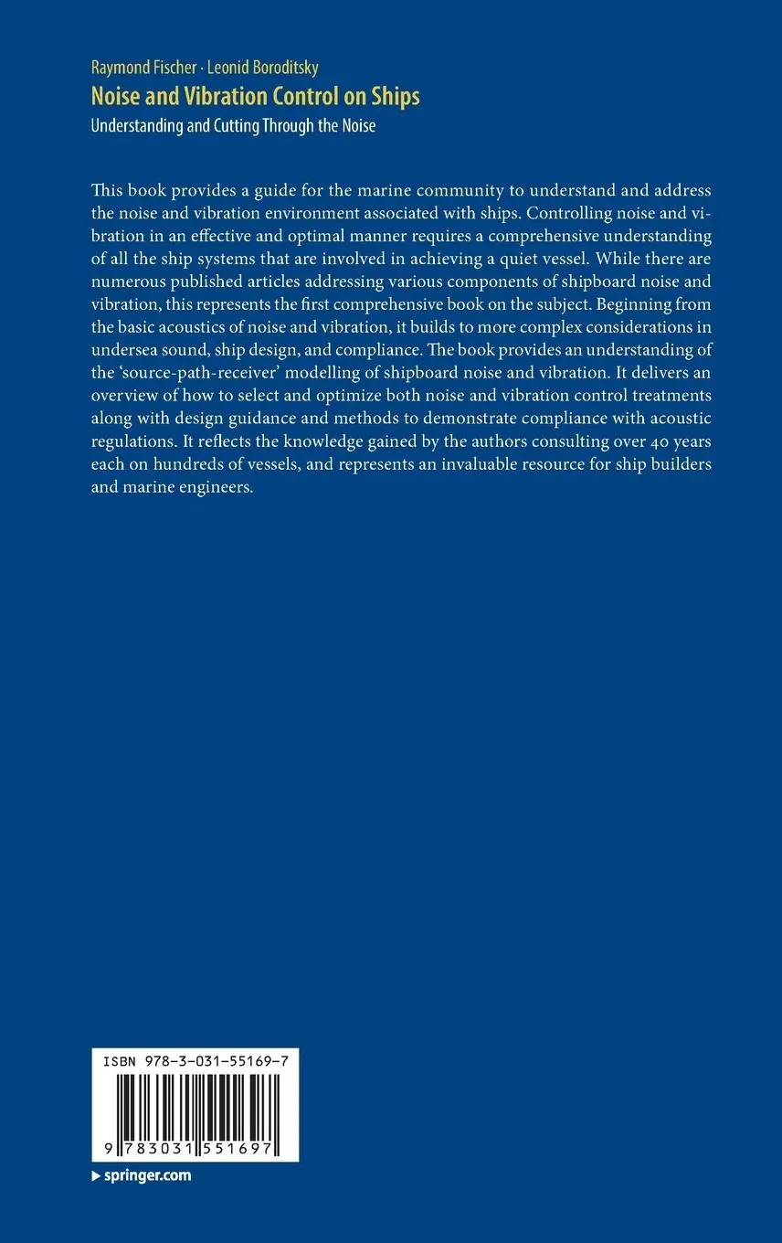Rückseite: 9783031551697 | Noise and Vibration Control on Ships | Leonid Boroditsky (u. a.) | xx
