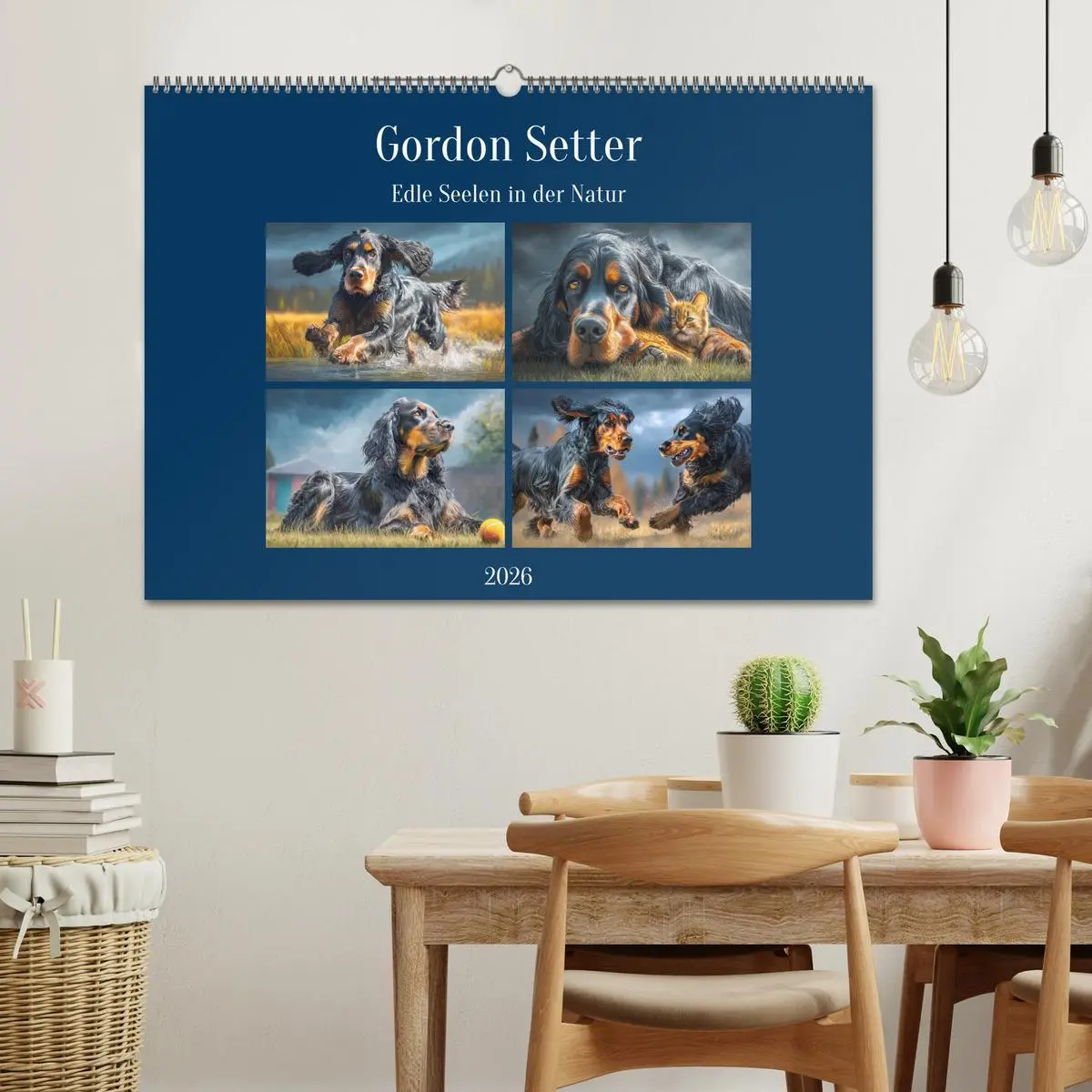 Bild: 9783457801697 | Gordon Setter. Edle Seelen in der Natur (Wandkalender 2026 DIN A2...