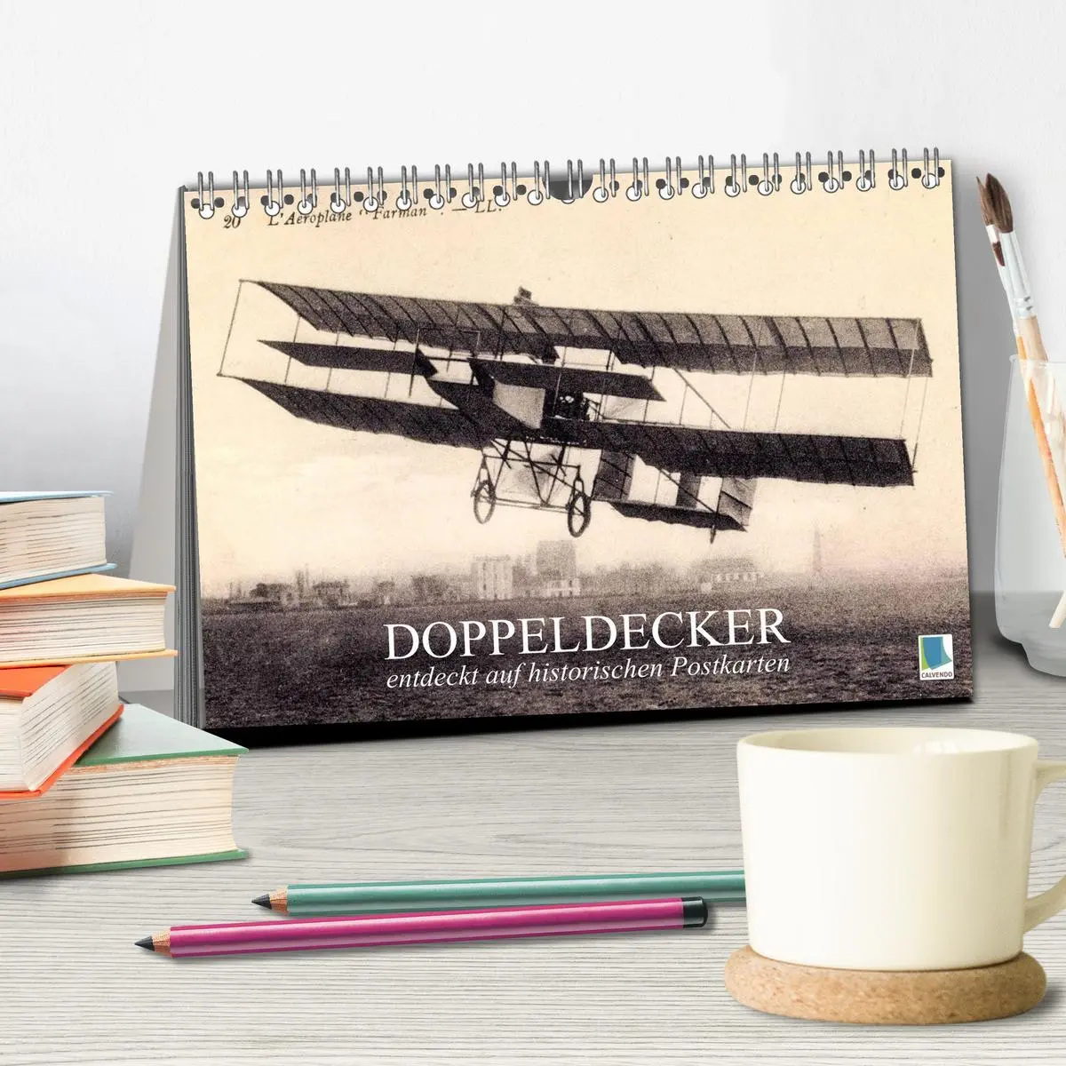 Bild: 9783516131697 | Doppeldecker entdeckt auf historischen Postkarten (Tischkalender...