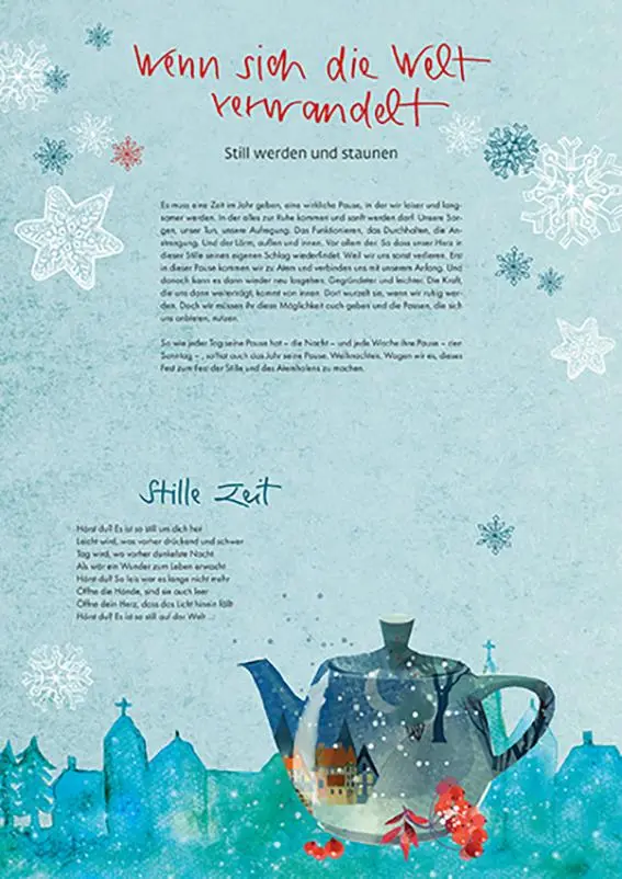 Bild: 9783987001697 | Wenn die Welt ganz still wird | Eschbacher Adventskalender | Bewernitz