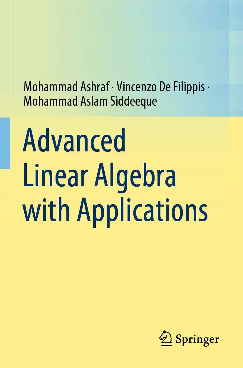 Cover: 9789811621697 | Advanced Linear Algebra with Applications | Mohammad Ashraf (u. a.)