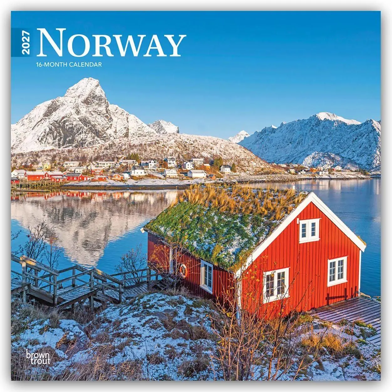 Cover: 9798330711697 | Norway - Norwegen 2027 - 16-Monatskalender | Browntrout Publishers