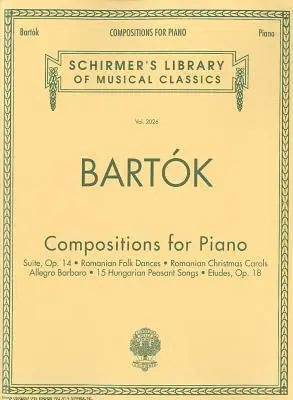 Cover: 9780793561797 | Compositions for Piano | Bartok Bela | Taschenbuch | Buch | Englisch