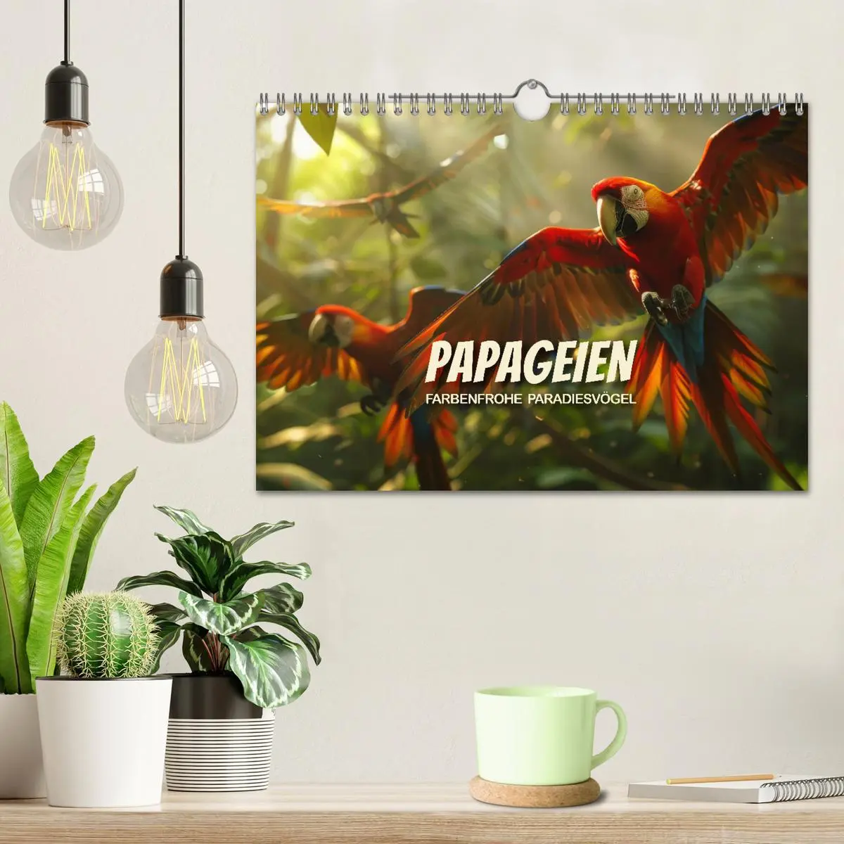 Bild: 9783457341797 | Papageien - Farbenfrohe Paradiesvögel (Wandkalender 2026 DIN A4...