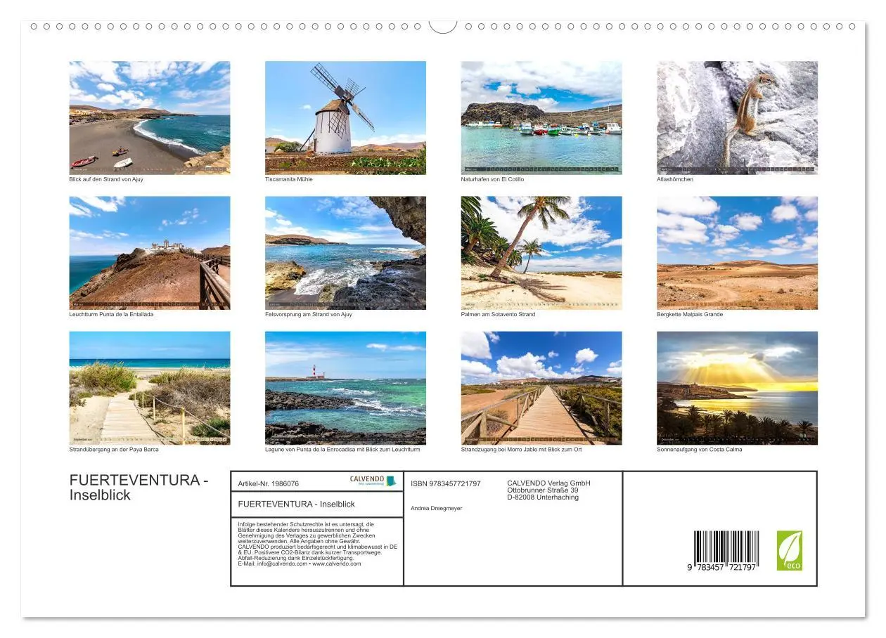 Bild: 9783457721797 | FUERTEVENTURA - Inselblick (hochwertiger Premium Wandkalender 2026...