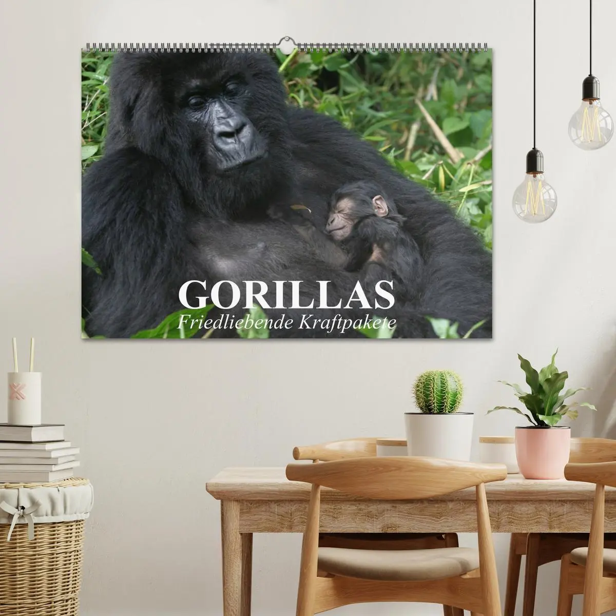 Bild: 9783516051797 | Gorillas. Friedliebende Kraftpakete (Wandkalender 2026 DIN A2...