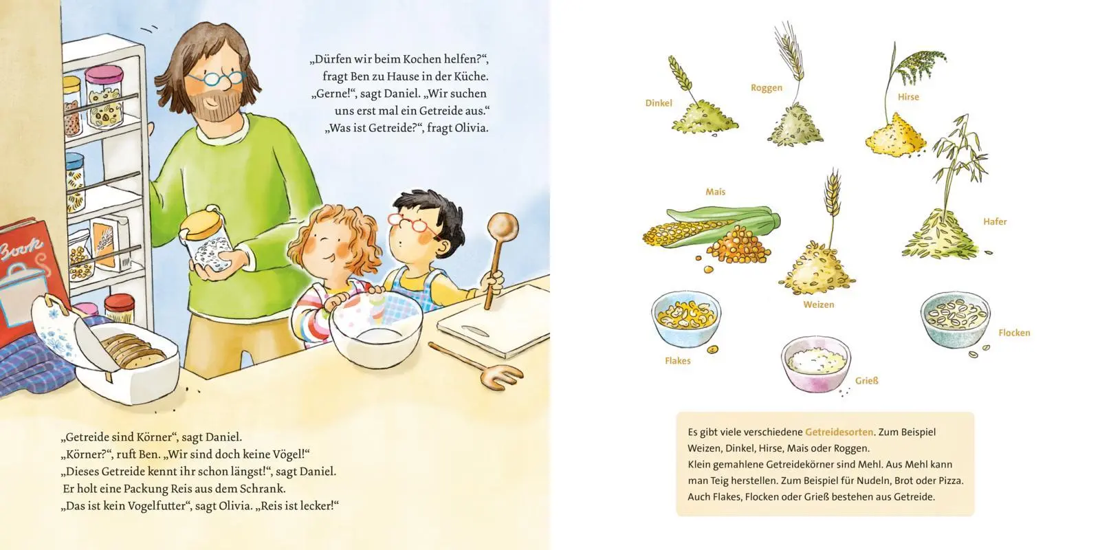 Bild: 9783551081797 | LESEMAUS 180: Unsere Körper - Essen, Trinken, Schmecken | Tielmann