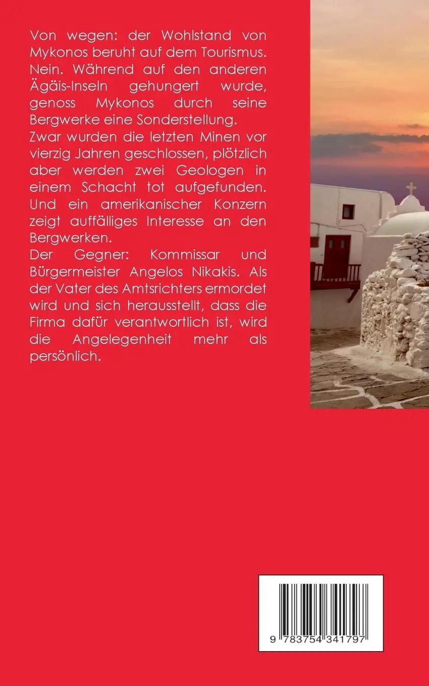 Rückseite: 9783754341797 | Goldrausch - Tod im Bergwerk | Mykonos Crime 27 | Paul Katsitis | Buch