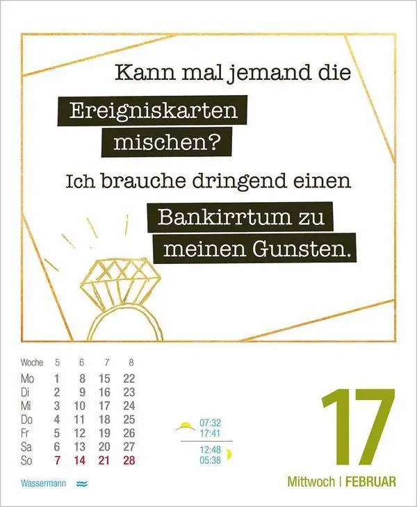 Bild: 9783819301797 | Visual Words 2027 | TypoArt Tages-Abreisskalender | Korsch Verlag